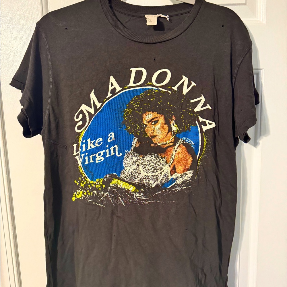 Madeworn madonna 1985 Like a Virgin tour shirt